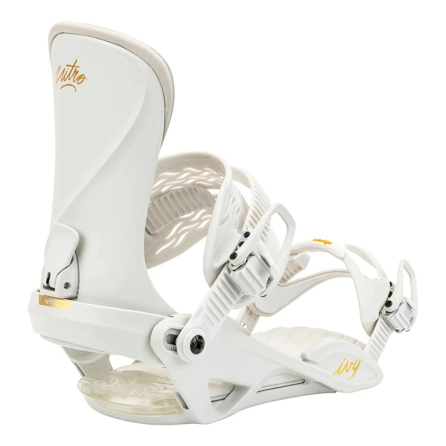 Nitro Women's Ivy Snowboard Bindings 2025 Off White