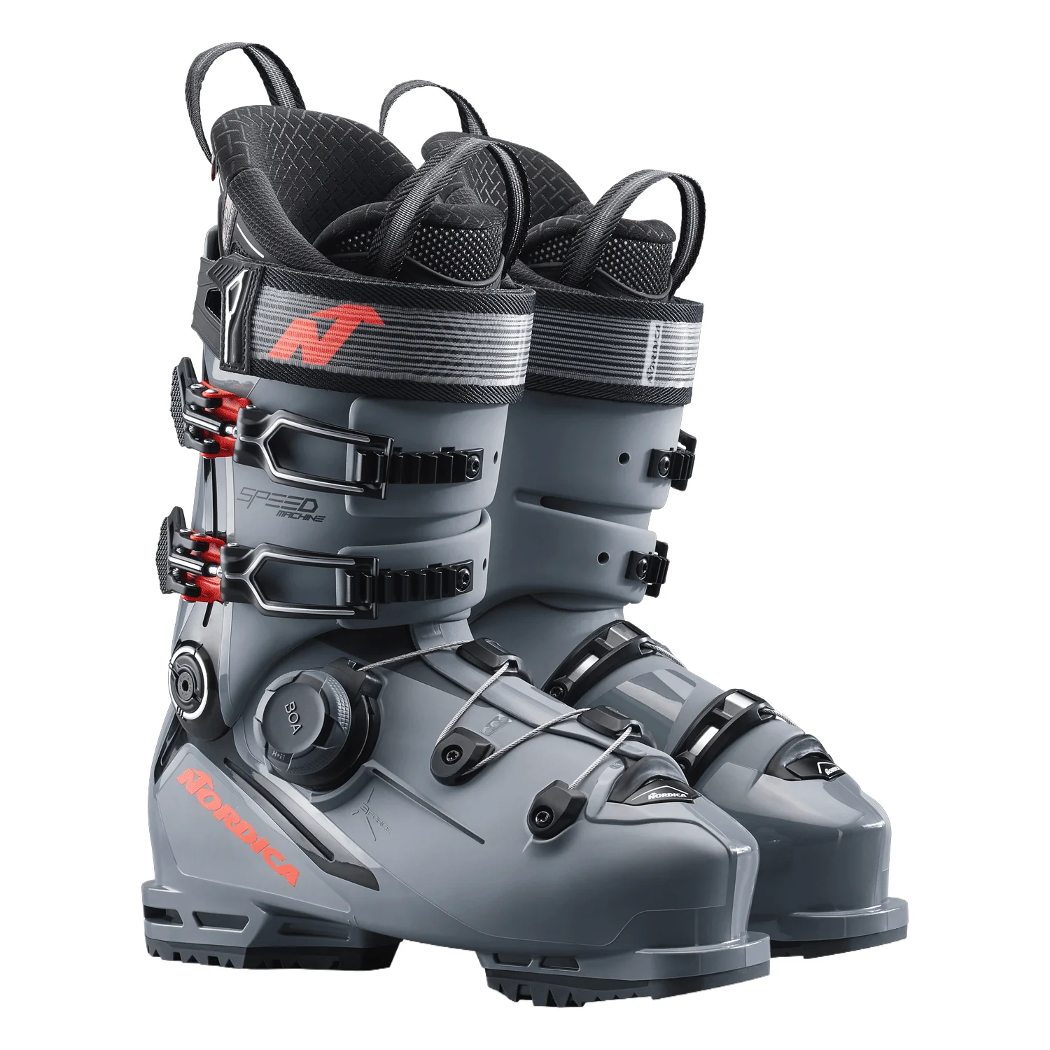 Nordica Speedmachine 3 120 BOA Ski Boot 2026 Grey/Black/Red