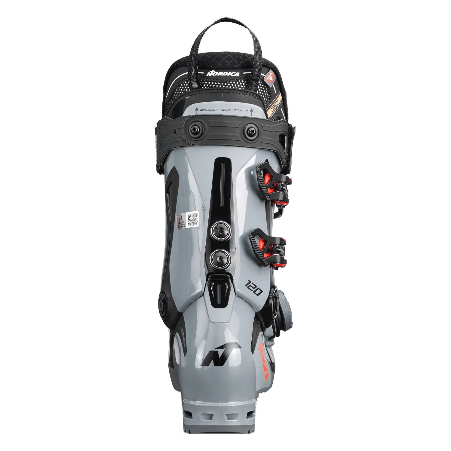 Nordica Speedmachine 3 120 BOA Ski Boot 2026 Grey/Black/Red - Image 5