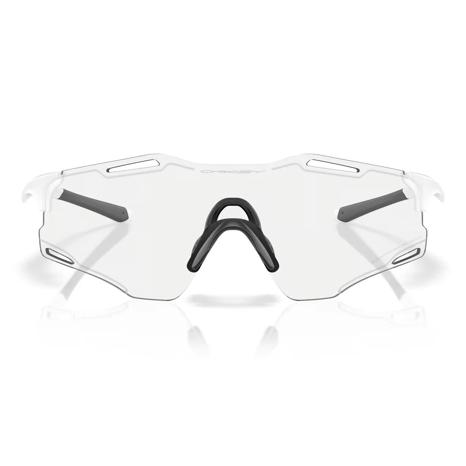 Oakley Cybr Zero Sunglasses Matte White/Clear Photochromic - Image 4