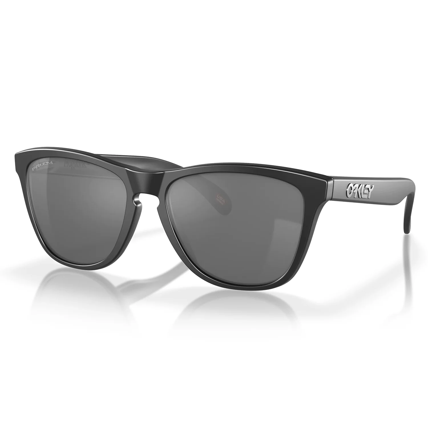 Oakley Frogskins Sunglasses Matte Black/Prizm Black Polarized