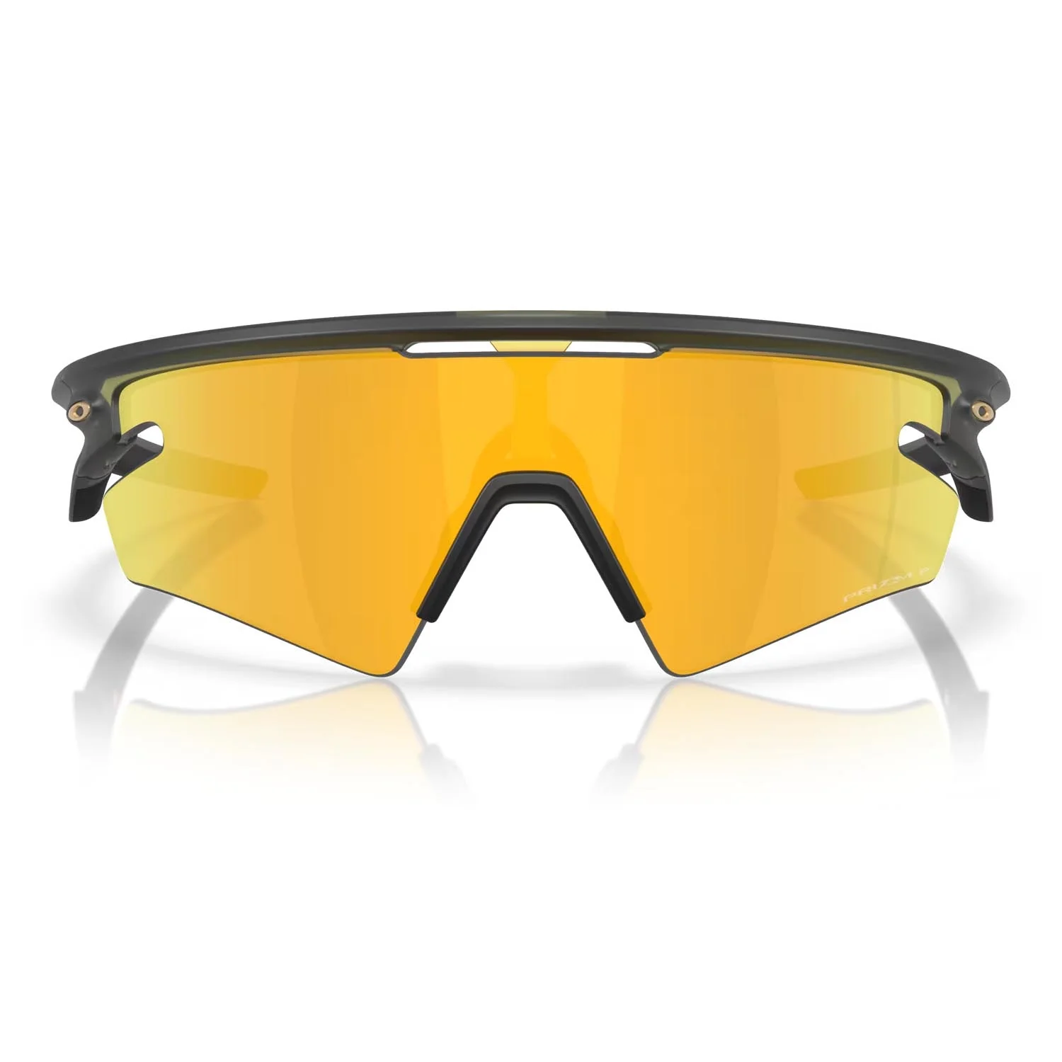 Oakley Sphaera Slash Sunglasses Matte Olive Ink/Prizm 24K Polarized - Image 2