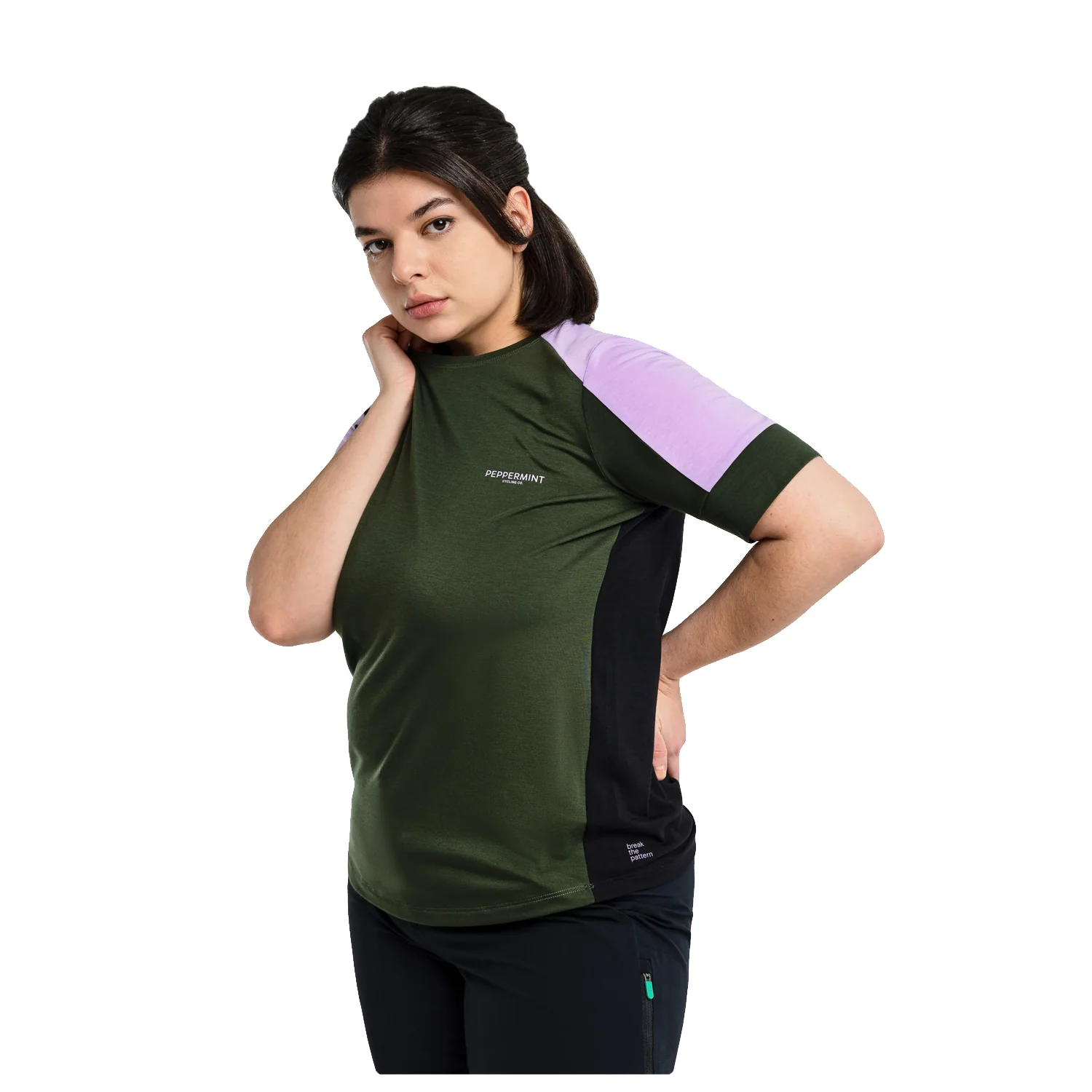 Peppermint Women's Peak Short Sleeve Jersey Spruce
