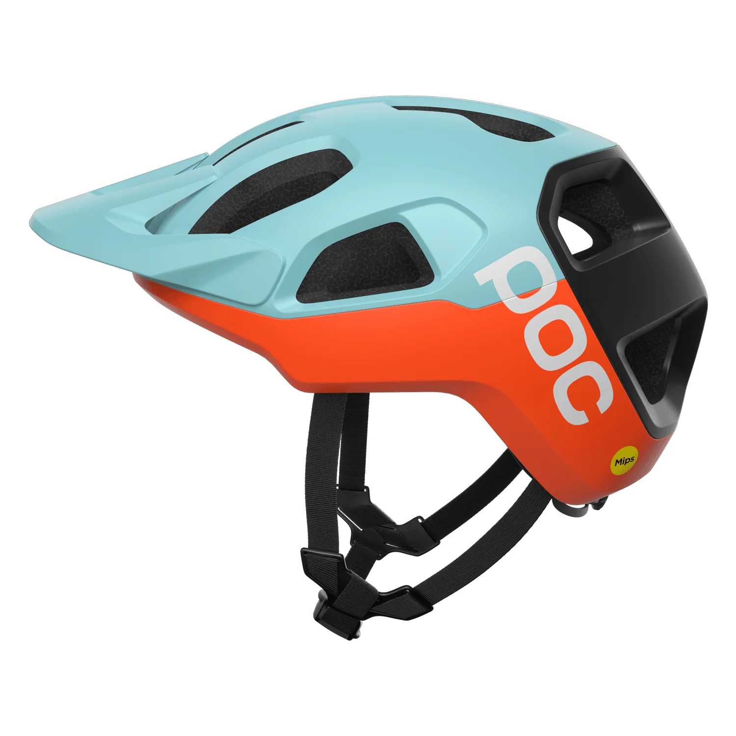 POC Cularis Helmet Indicolite Blue Matt/Carnelian Orange Matt - Image 4