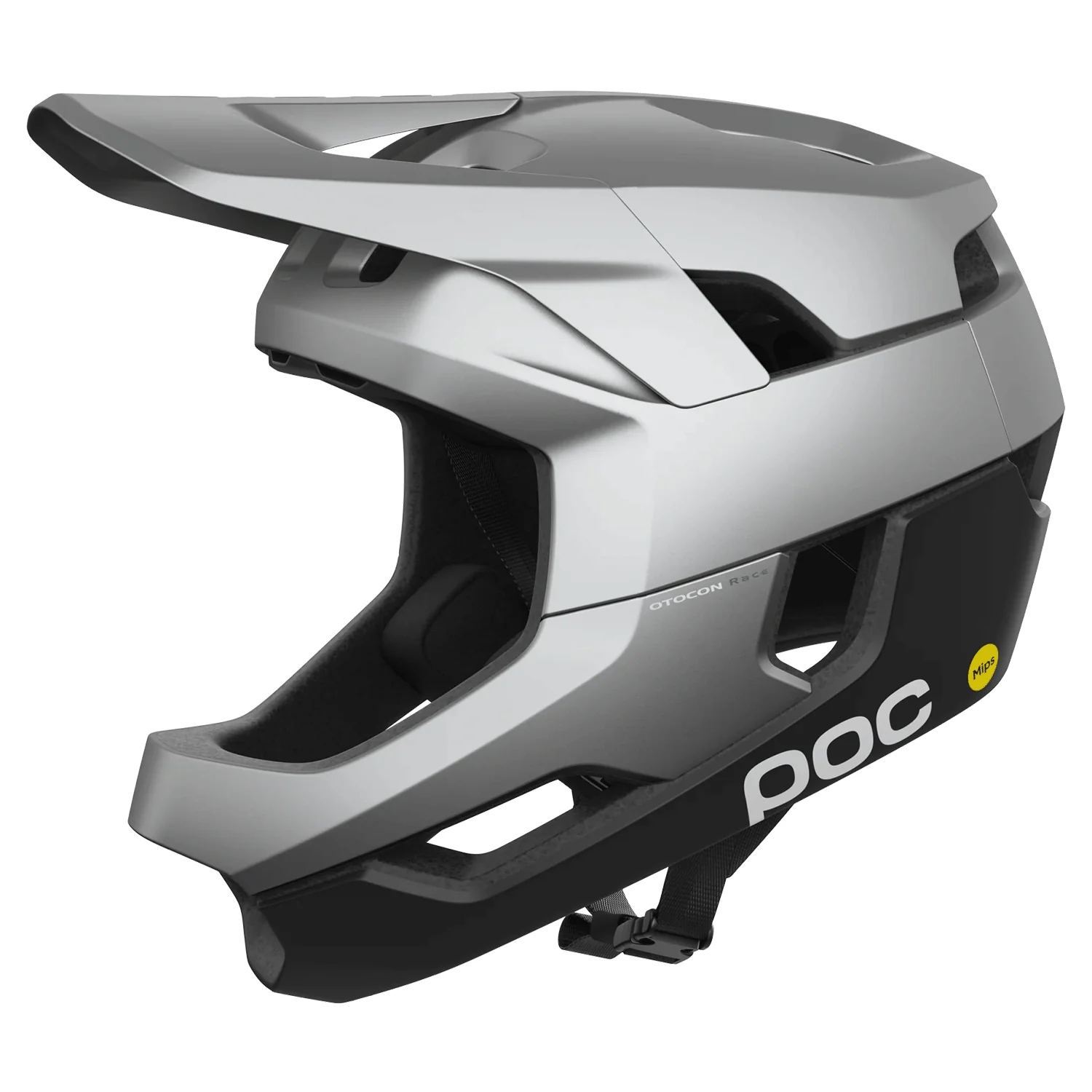 POC Unisex Otocon Race MIPS Helmet Argentite Silver/Uranium Black Matt