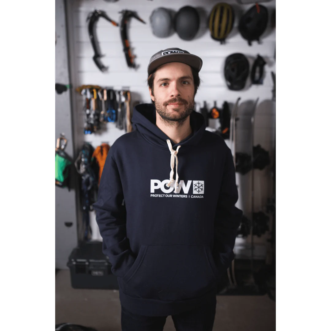 POW Canada Logo Hoodie Navy - Image 5