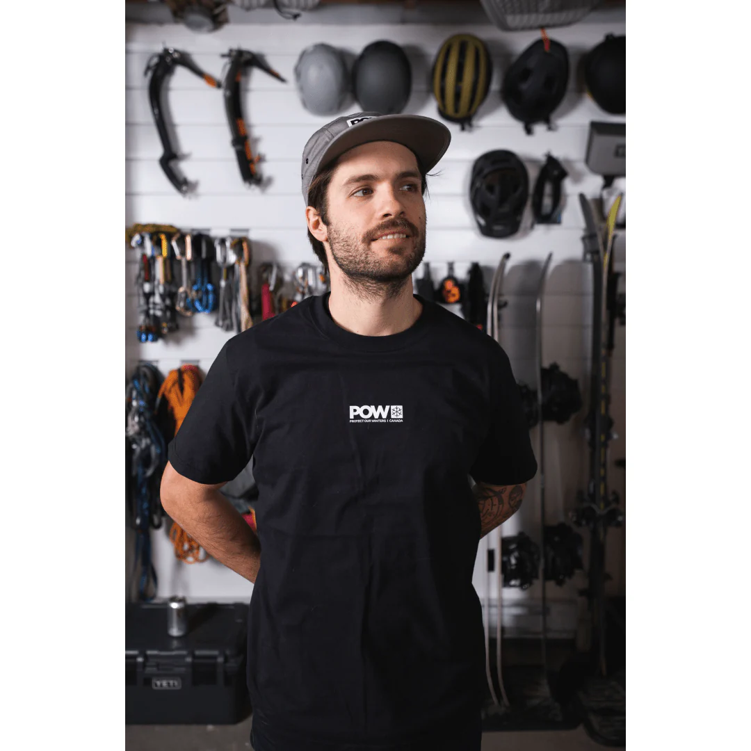 POW Canada Logo T-Shirt Black - Image 2
