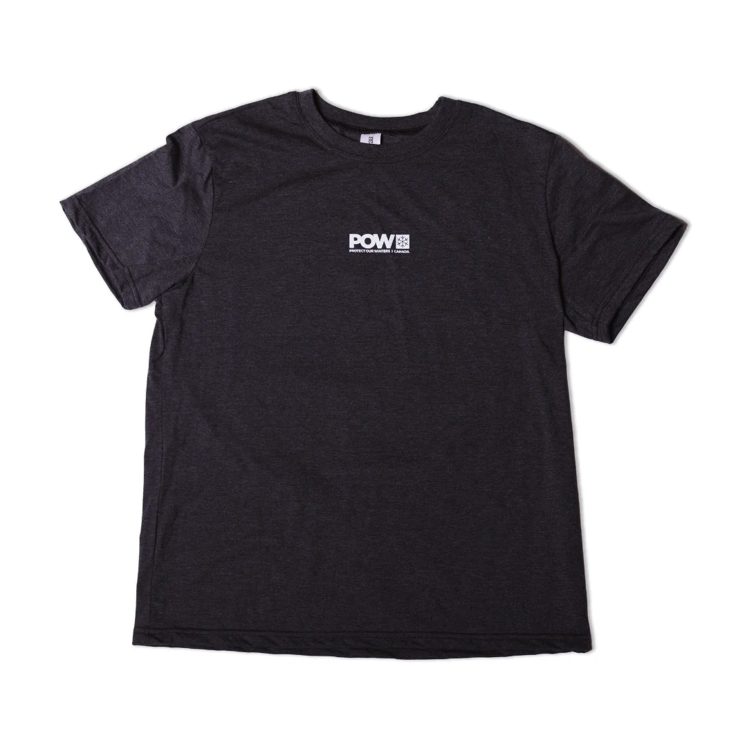 POW Canada Logo T-Shirt Charcoal