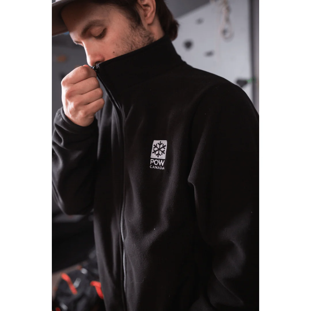 POW Canada Snowflake Fleece Black - Image 4