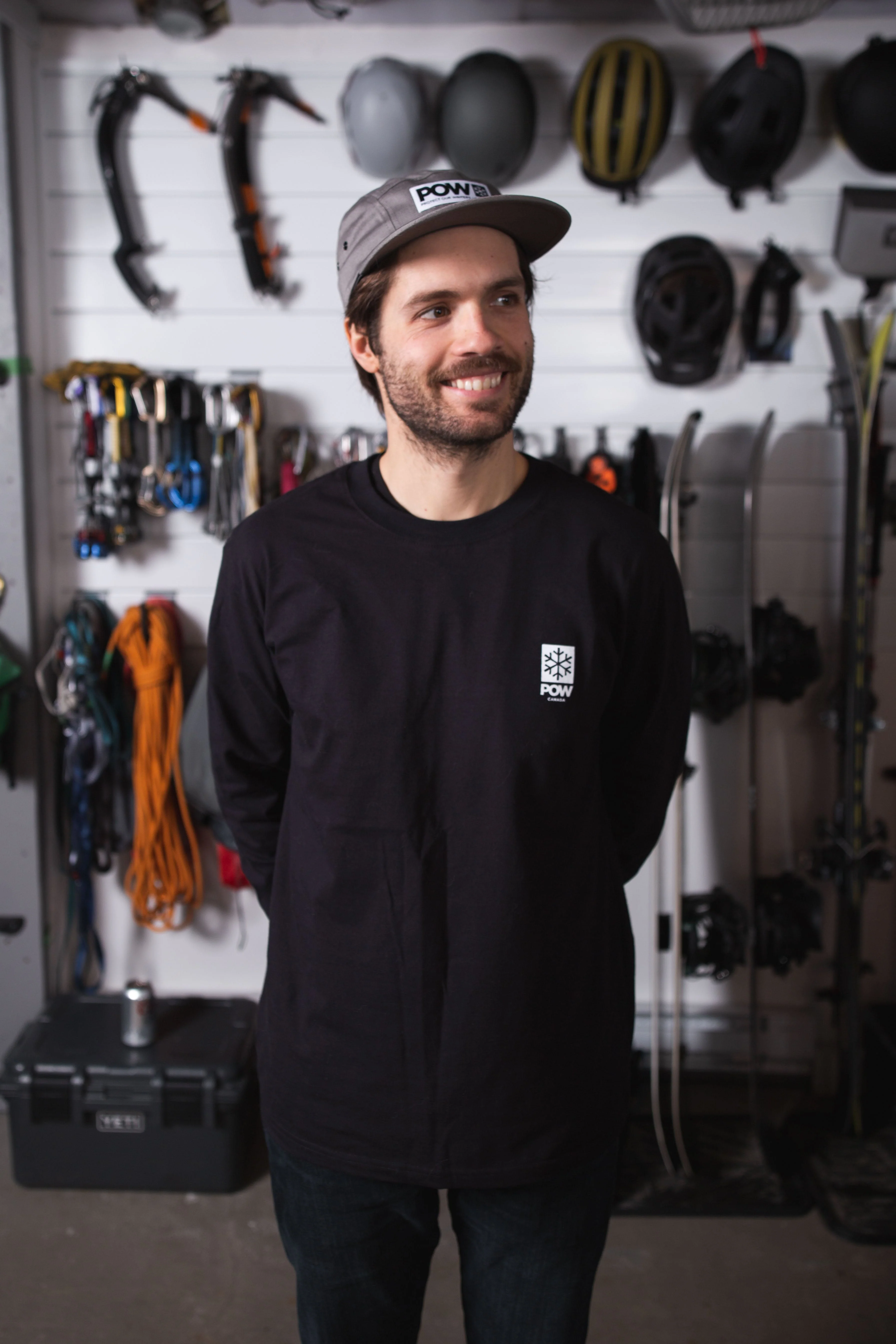 POW Canada Snowflake Long Sleeve Black - Image 4