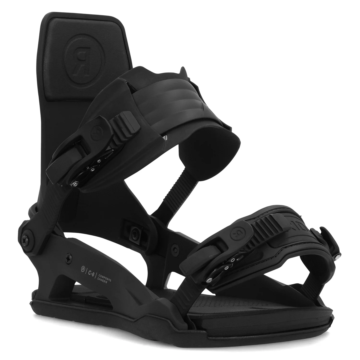 Ride Men's C-6 Snowboard Bindings 2024 Black - Image 2