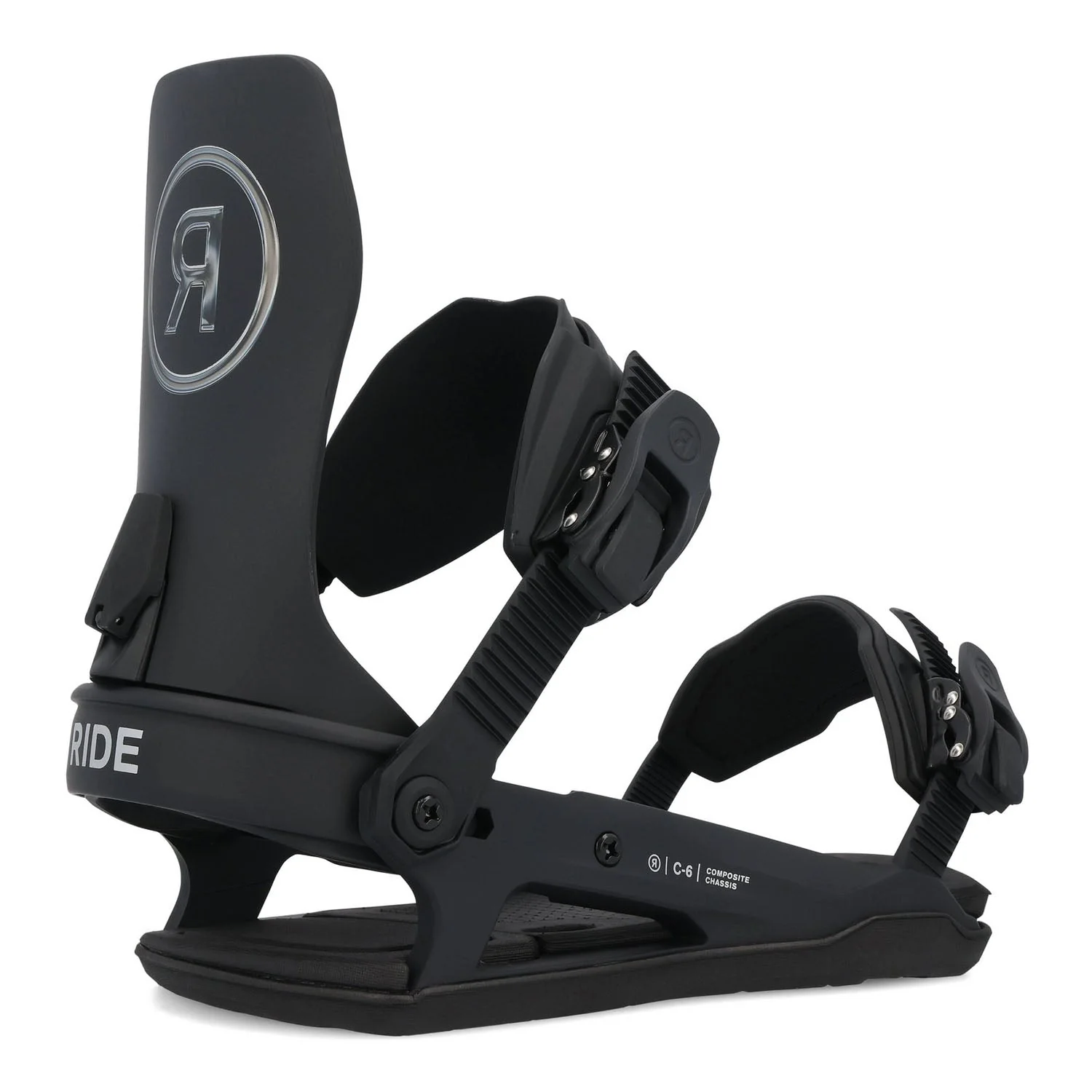Ride Men's C-6 Snowboard Bindings 2026 Black