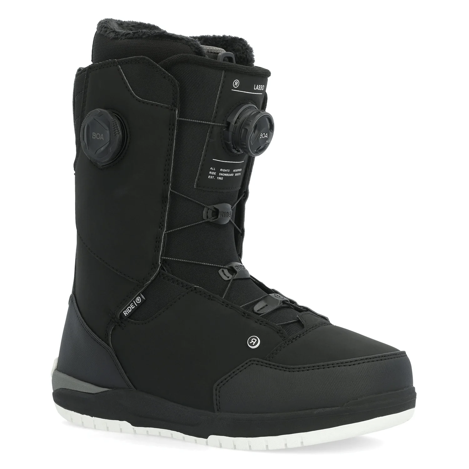 Ride Men's Lasso Snowboard Boots 2024 Black