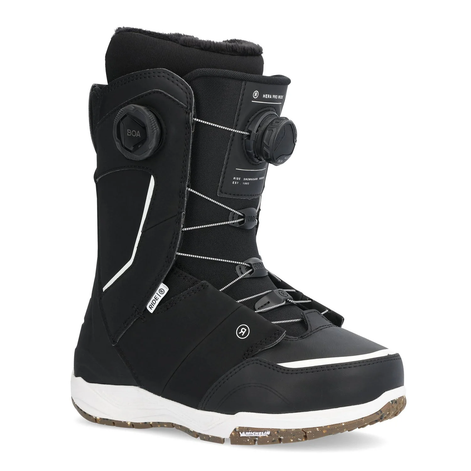 Ride Women's Hera Pro Wide Snowboard Boots 2025 Black