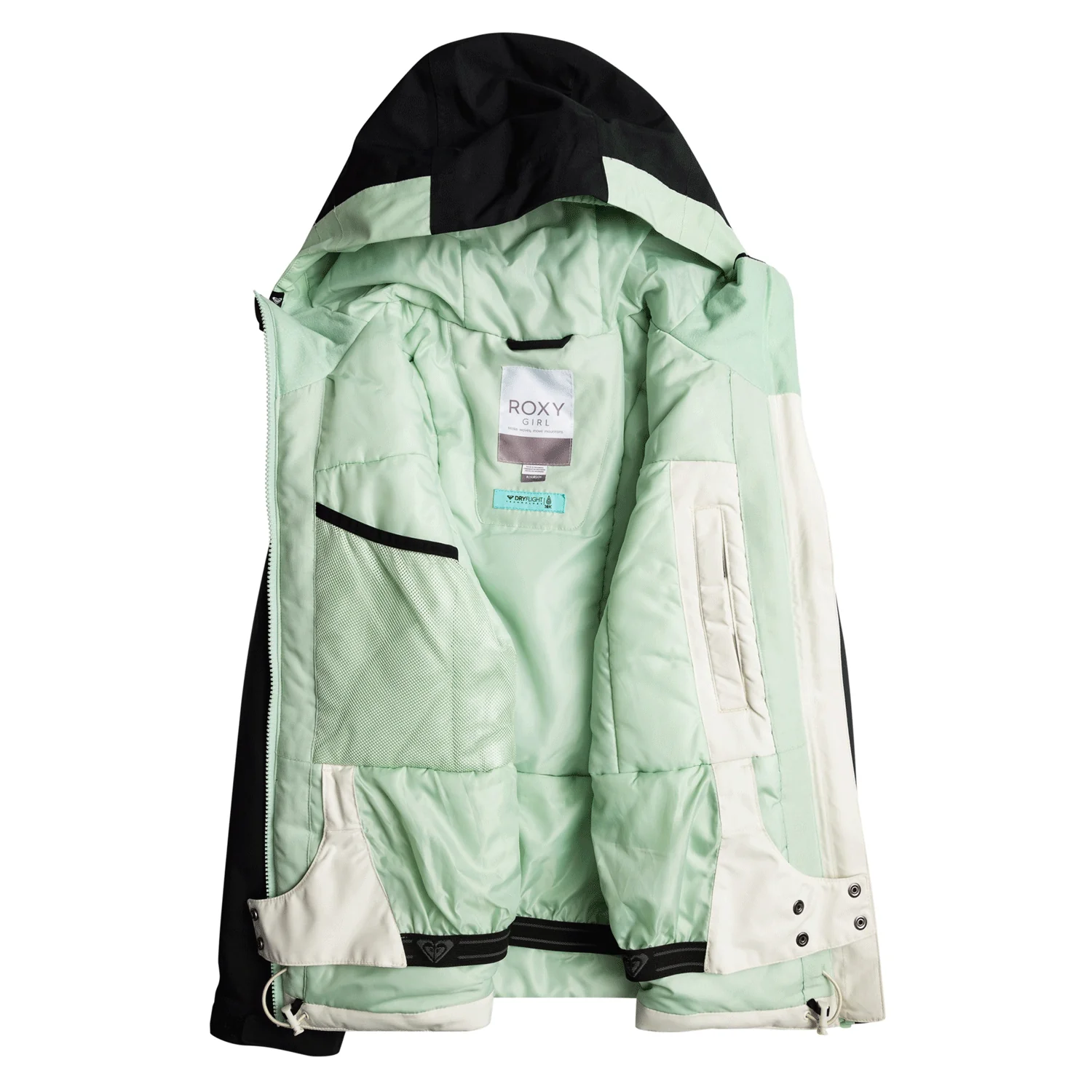 Roxy Kids Silverwinter Jacket 2024 True Black - Image 3
