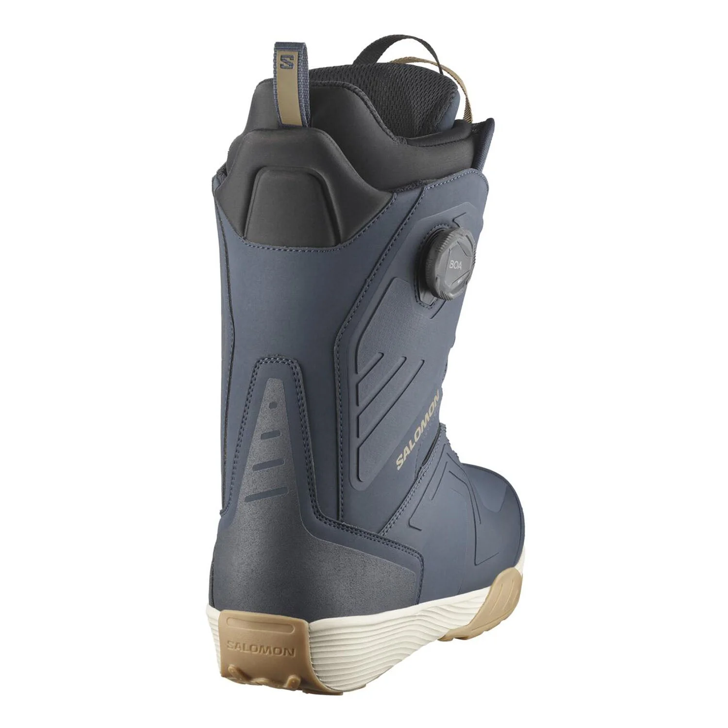 Salomon Men's Dialogue Dual BOA Snowboard Boots 2025 Blue Nights/Sepia Tint/Gum - Image 2