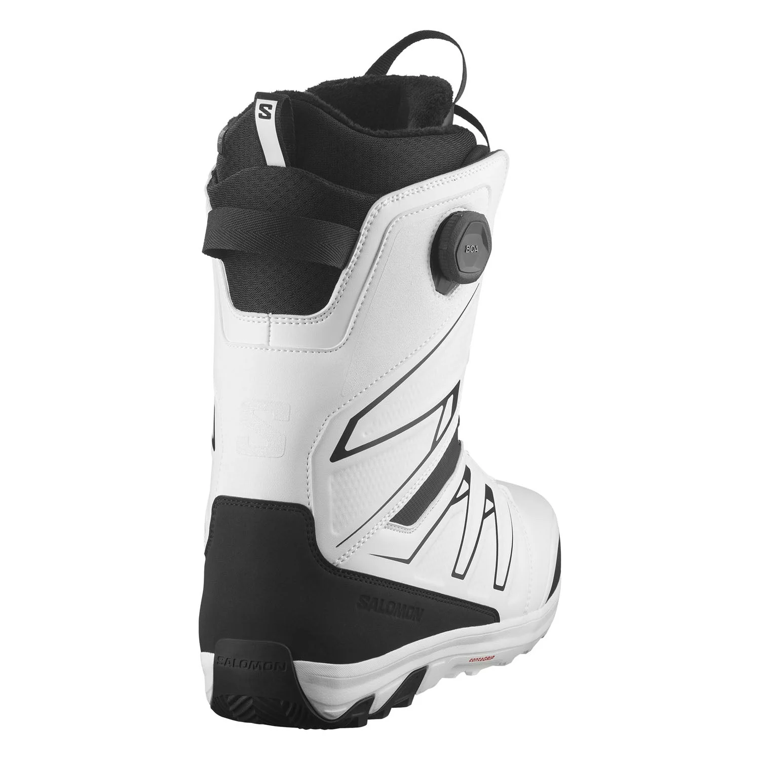 Salomon Men's Launch BOA SJ BOA Snowboard Boots 2026 Black/White/Black - Image 2