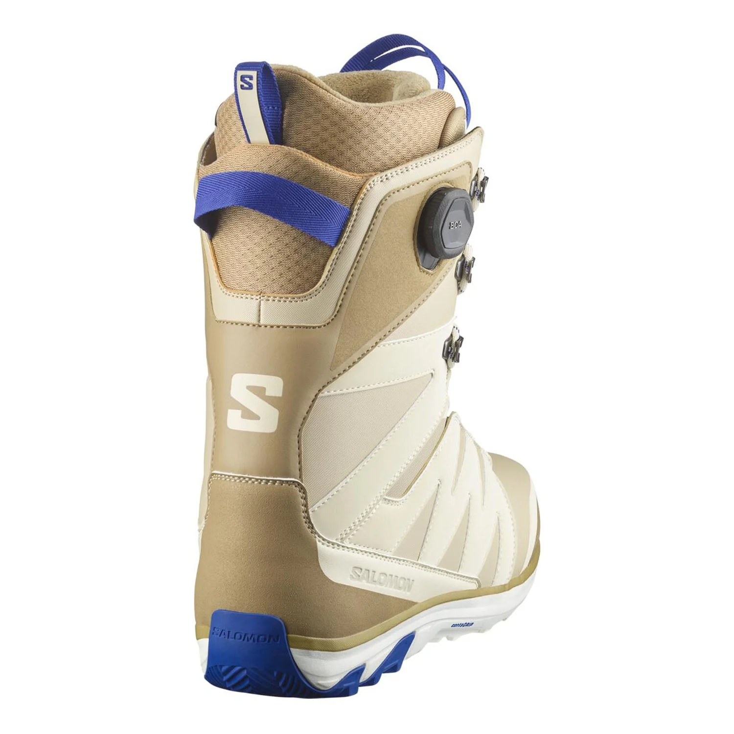 Salomon Men's X Approach Lace SJ BOA Snowboard Boots 2025 Desert/Almond Milk/Surf The Web - Image 2