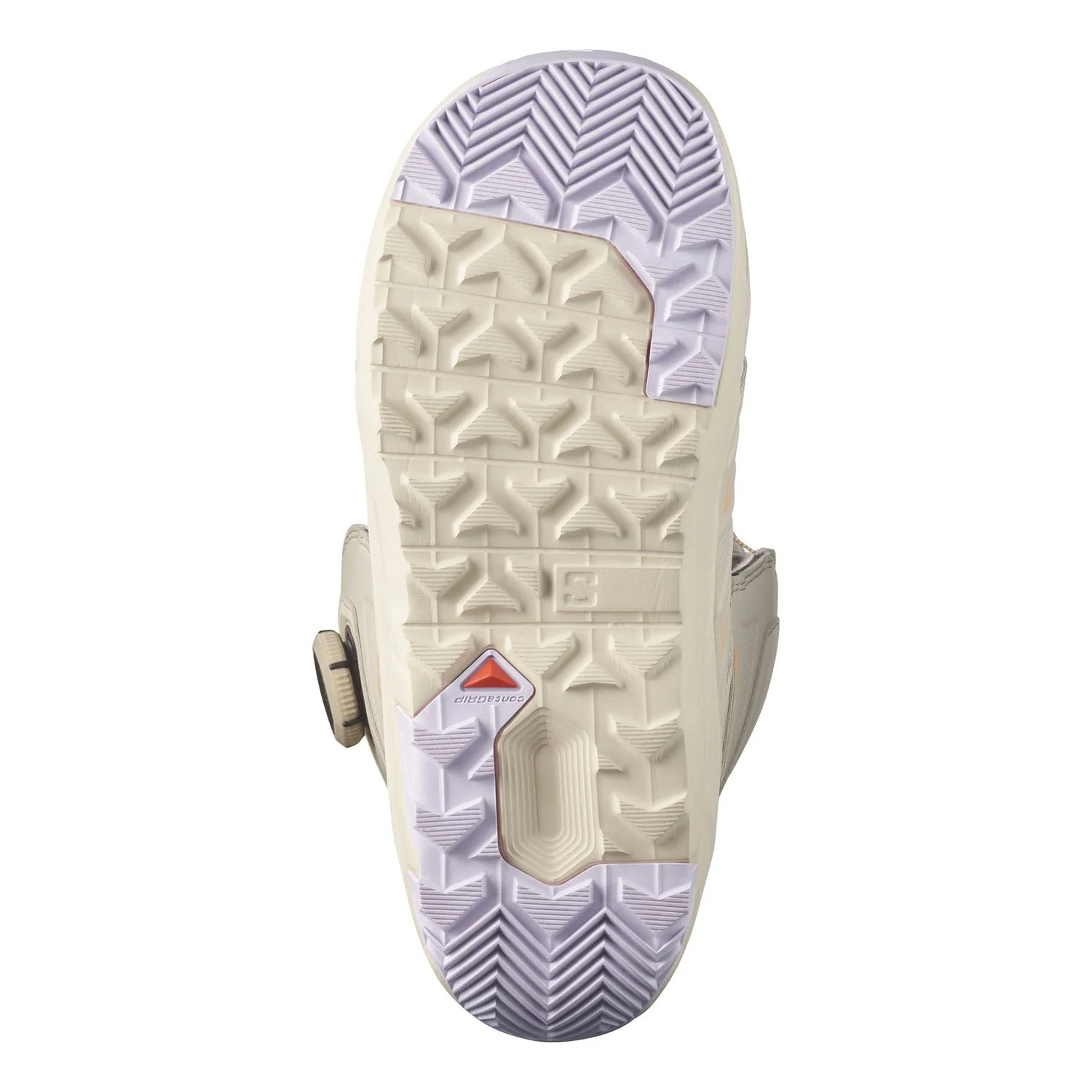 Salomon Women's Ivy BOA SJ BOA Snowboard Boots 2025 Cream/Peach Fuzz/Orchid Petal - Image 3
