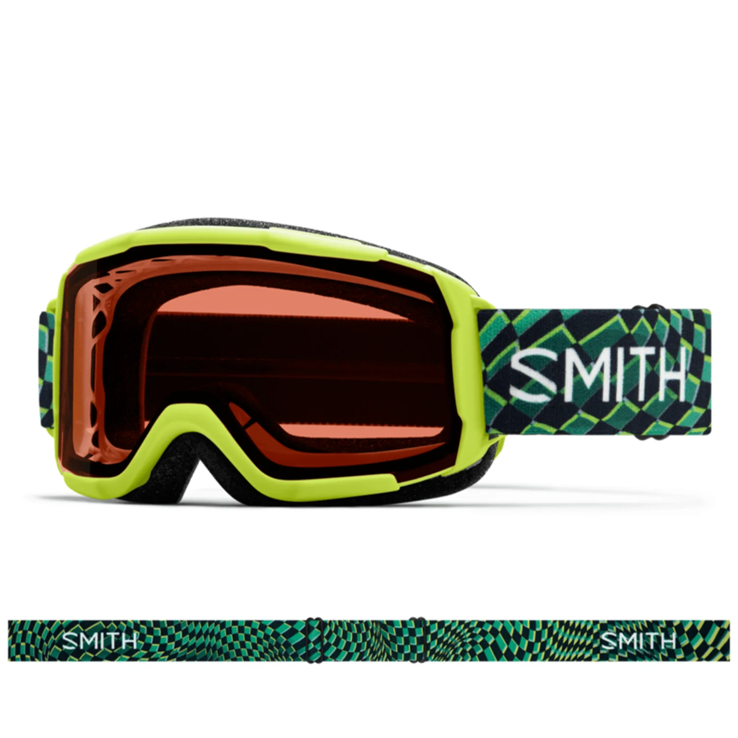 Smith Daredevil Goggles Electric Lime Left Turn/RC36