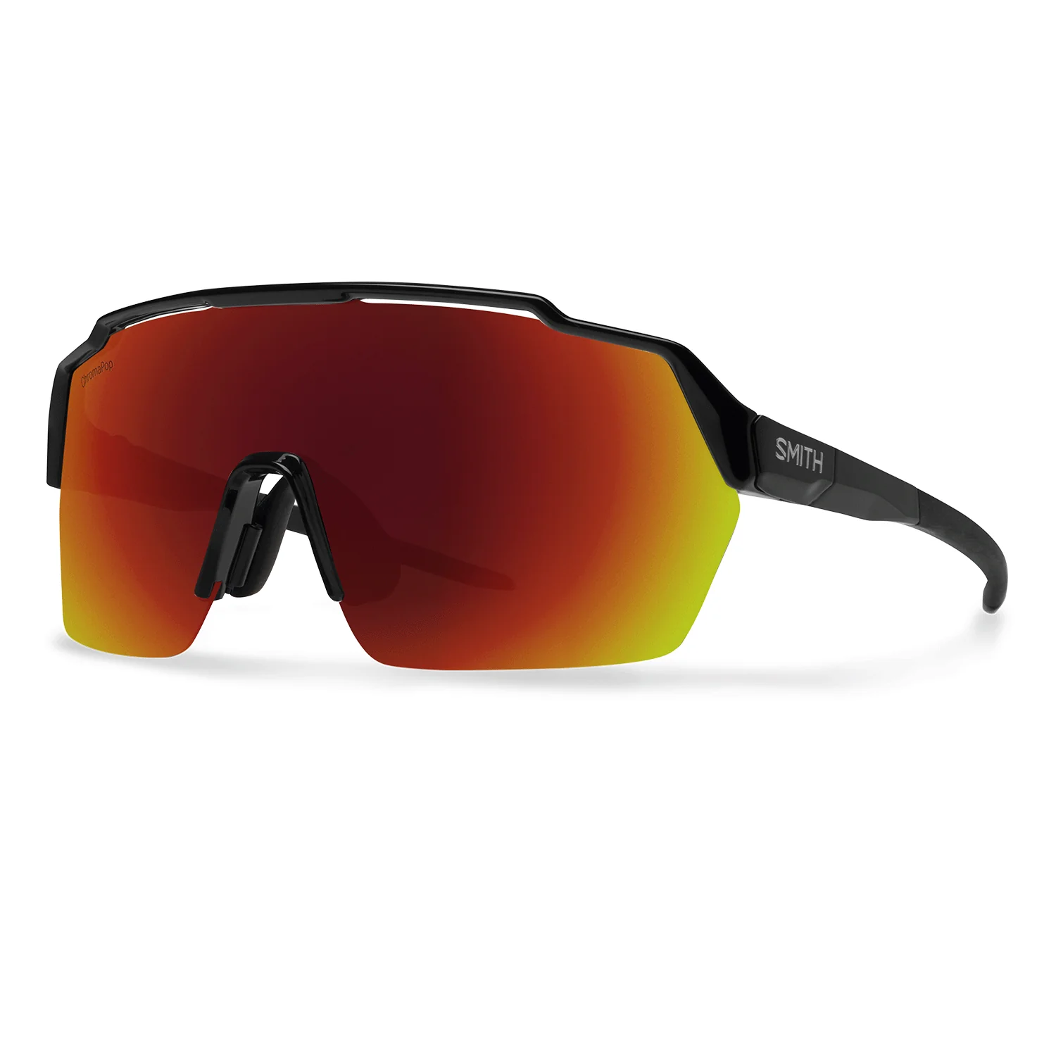Smith Shift Split MAG Sunglasses Black/ChromaPop Red Mirror + Clear