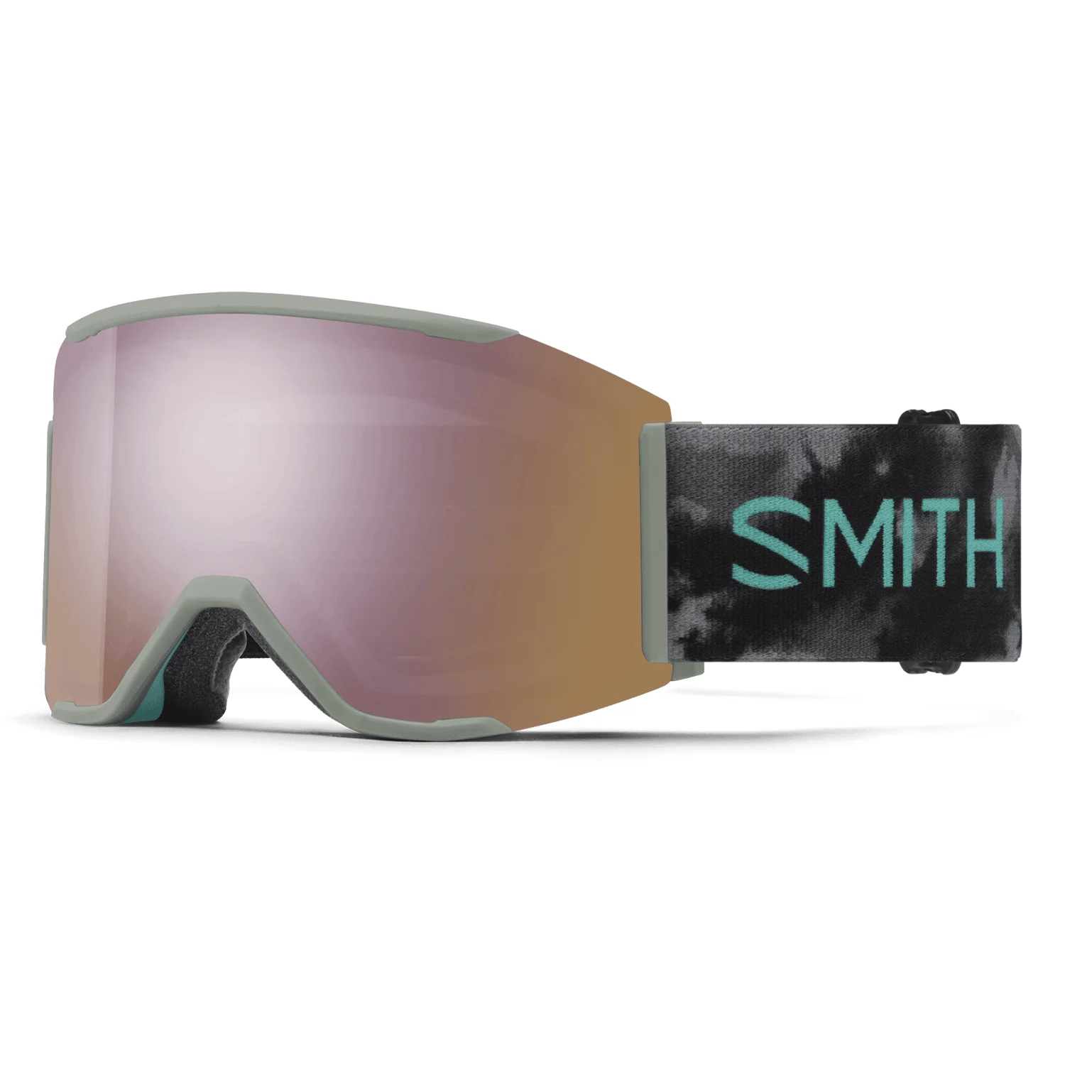 Smith Squad MAG Low Bridge Fit Goggles Mind Expanders/ChromaPop Everyday Rose Gold Mirror + Chromapop Storm Rose Flash