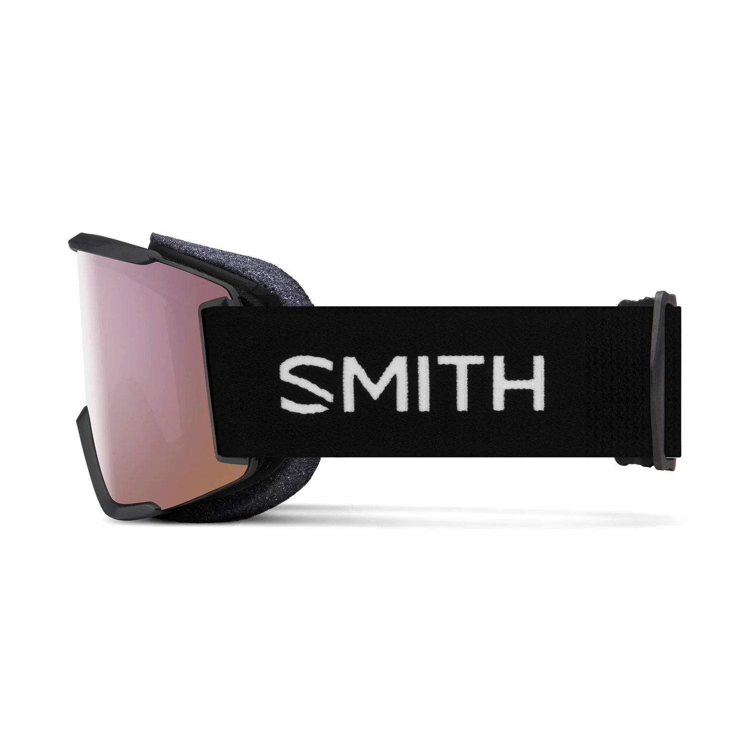 Smith Squad S Low Bridge Fit Goggles Black/ChromaPop Everyday Rose Gold Mirror + Clear - Image 2