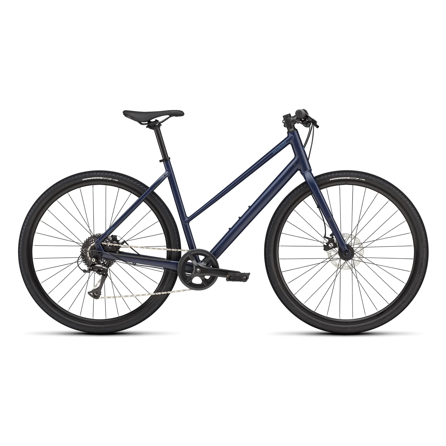 Specialized Sirrus X 1.0 Step-Through Bike 2025 Deep Marine/Grey Blue