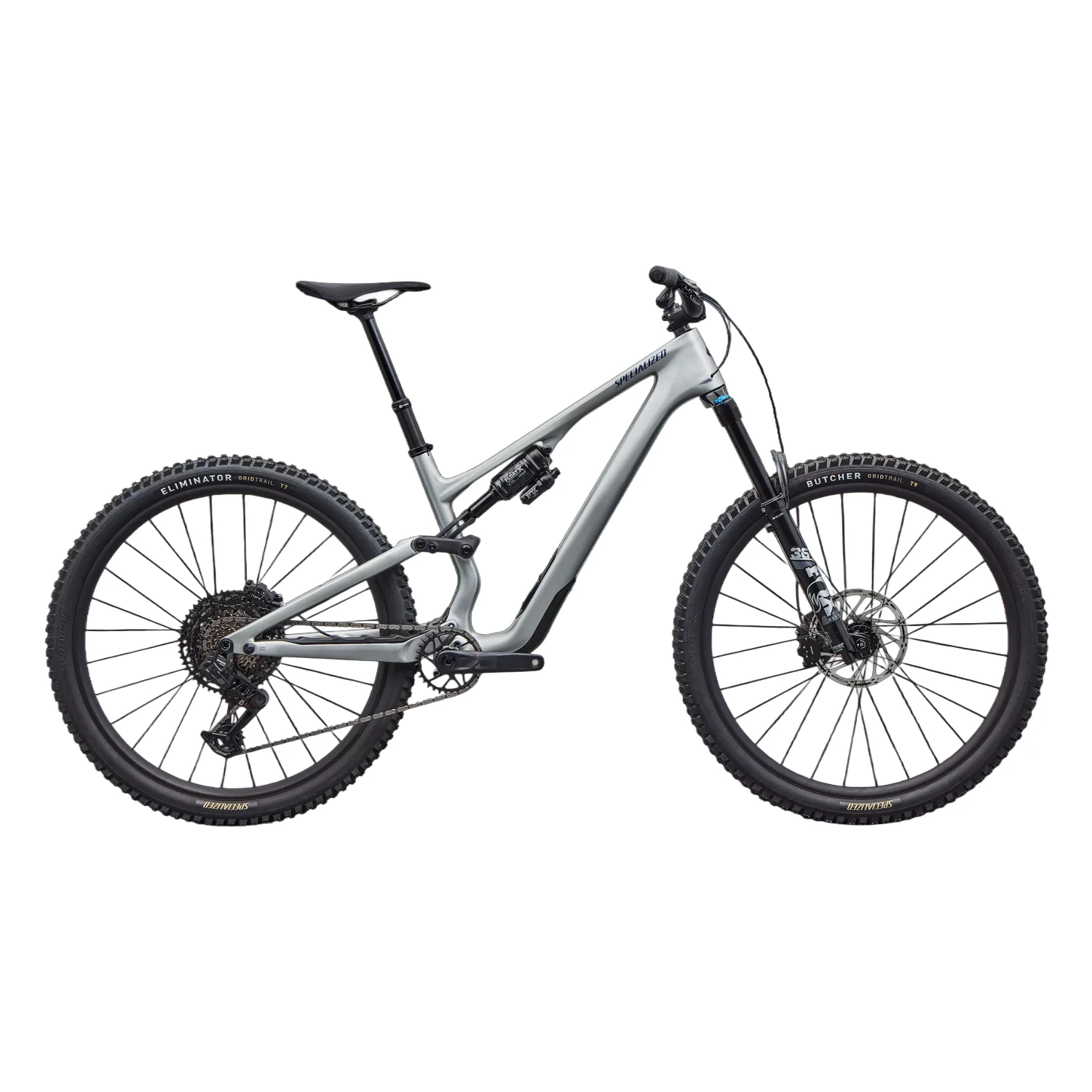 Specialized Stumpjumper 15 Comp Bike 2026 Gloss Shadow Silver/Majesty Blue Metallic