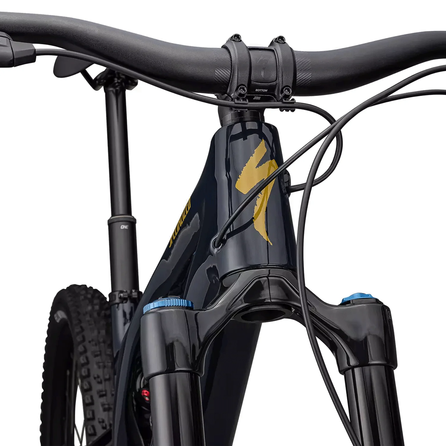 Specialized Stumpjumper Evo Expert Bike 2024 Dark Navy/Harvest Gold - Image 2