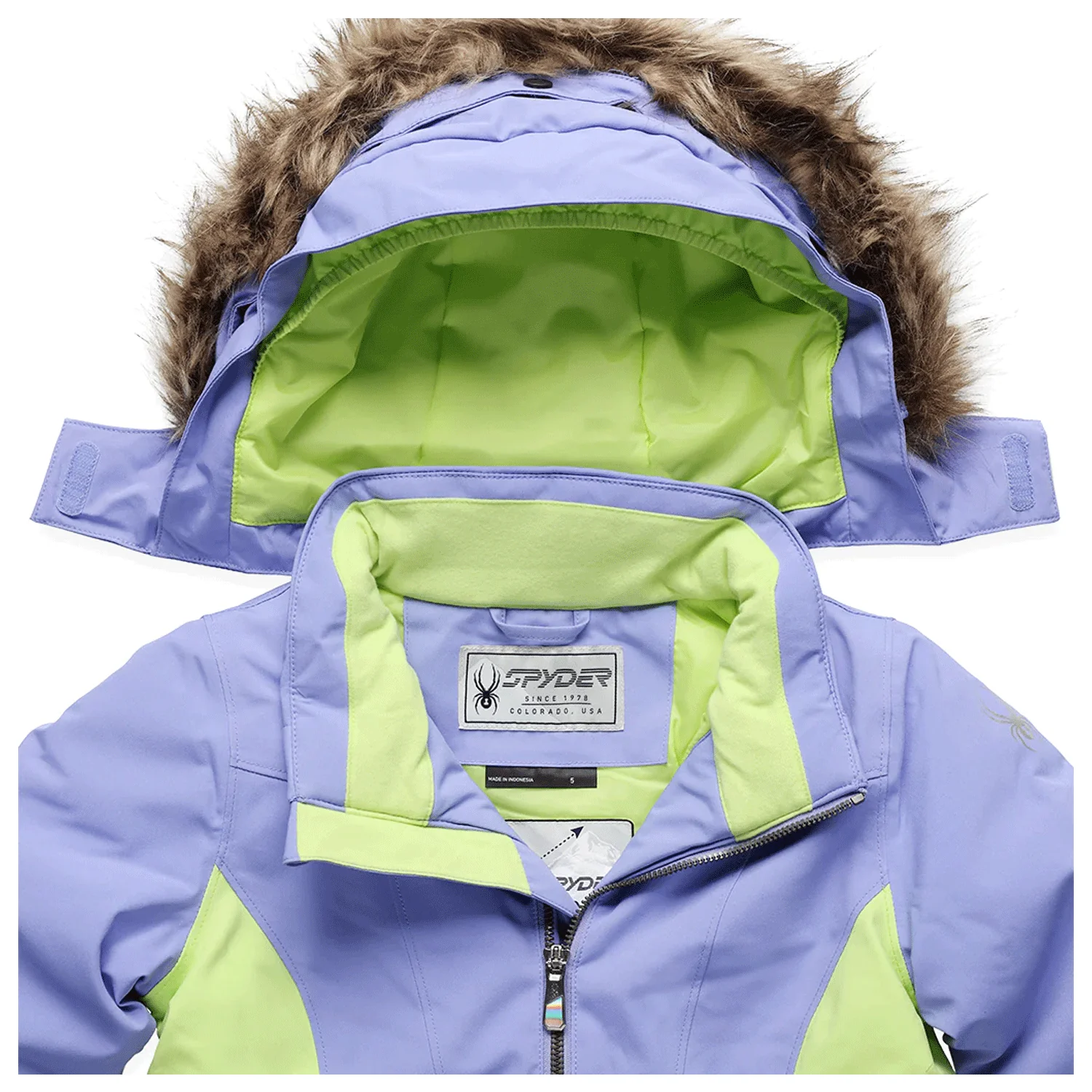 Spyder Kids Lola Jacket 2024 Cloud Purple - Image 3