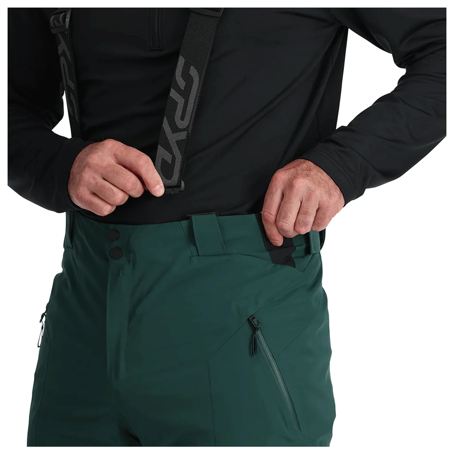 Spyder Men's Bormio Gore-tex Pant 2024 Cypress Green - Image 3