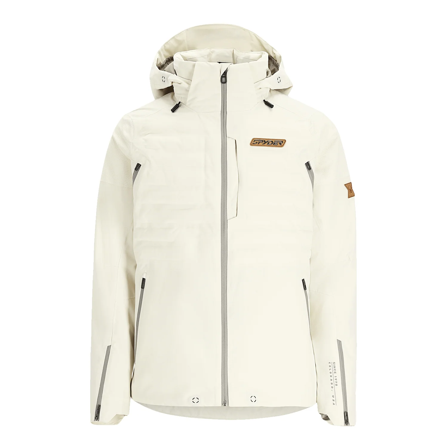 Spyder Men's Pinnacle Jacket 2025 Vanilla Latte - Image 4
