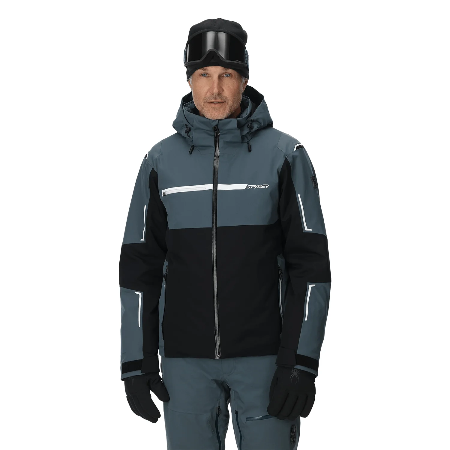 Spyder Men's Titan Jacket 2026 Black/Grey