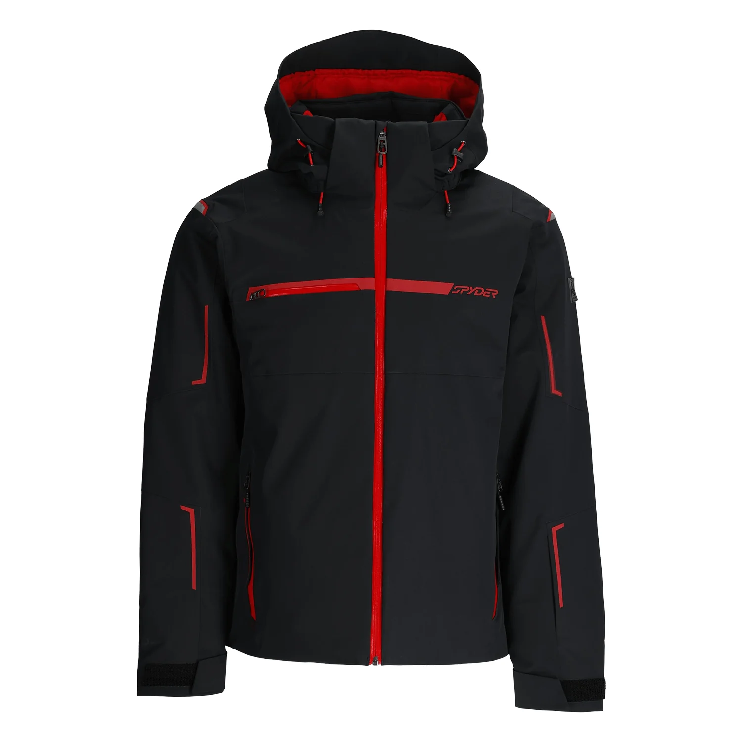 Spyder Men's Titan Jacket 2026 Black/Red - Image 5