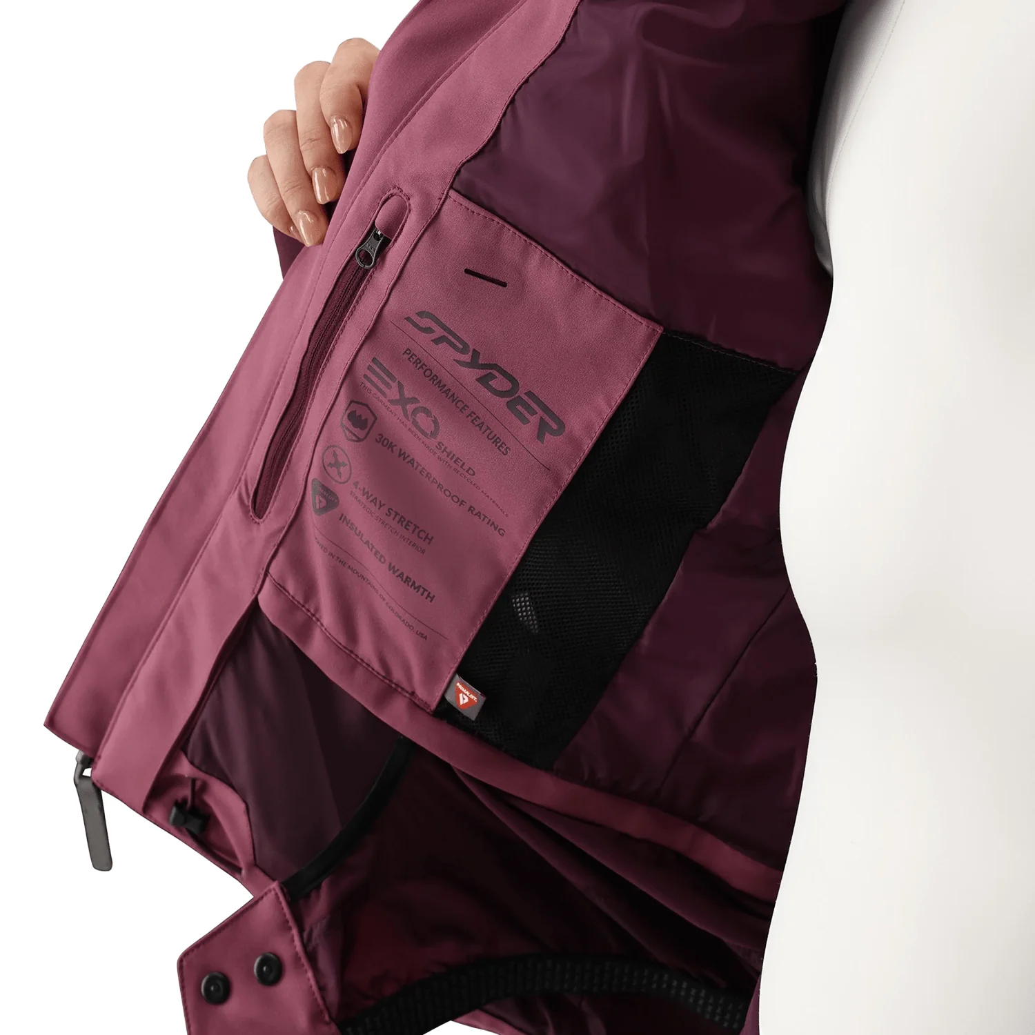 Spyder Women's Schatzi Jacket 2026 Acai - Image 3