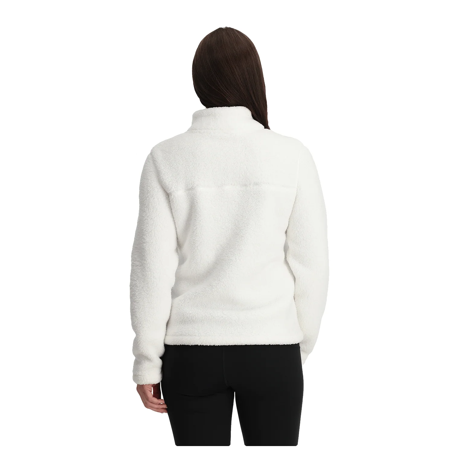 Spyder Women's Slope High Pile Fleece Jacket 2025 White - Image 2