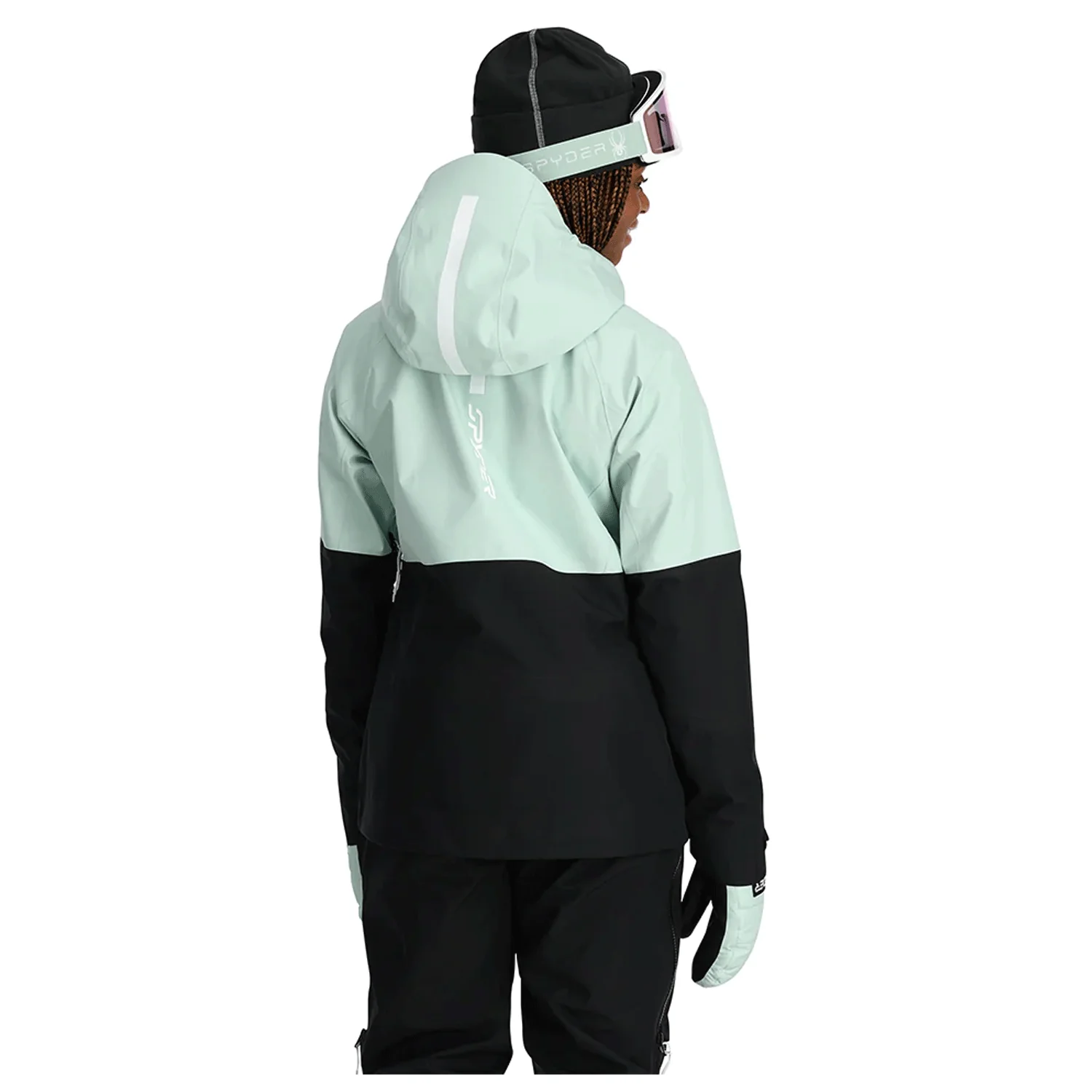 Spyder Women's Solitaire Shell Gore-tex Jacket 2024 Wintergreen - Image 2