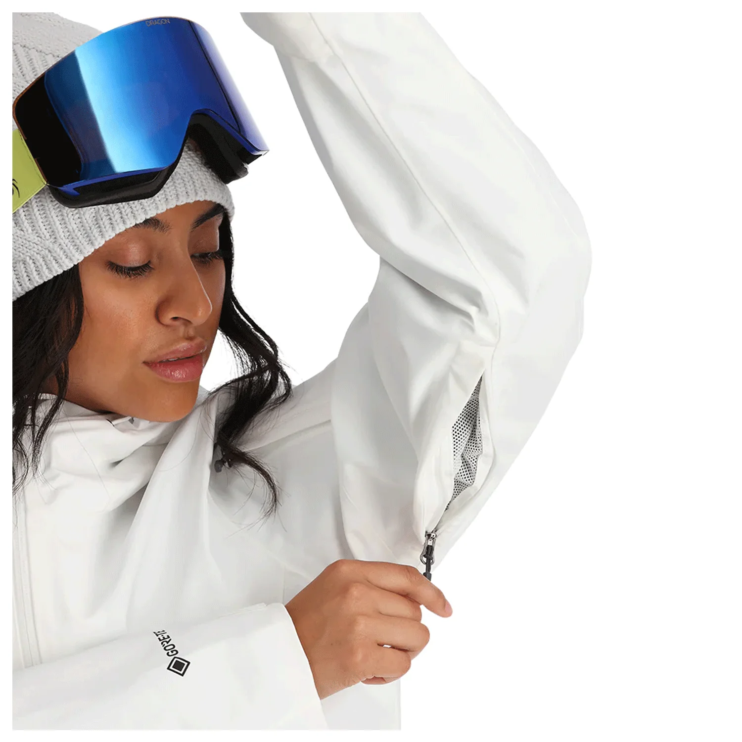 Spyder Women's Volt Shell Gore-tex Jacket 2024 White - Image 3