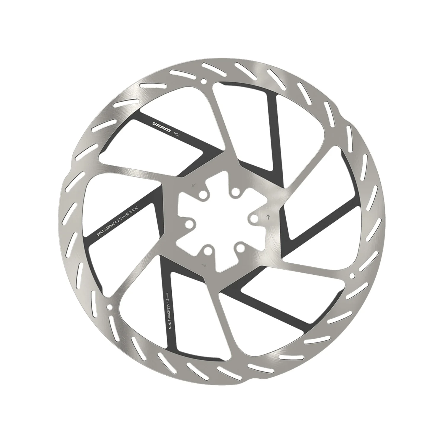 SRAM HS2 6-bolt Rotor 160mm