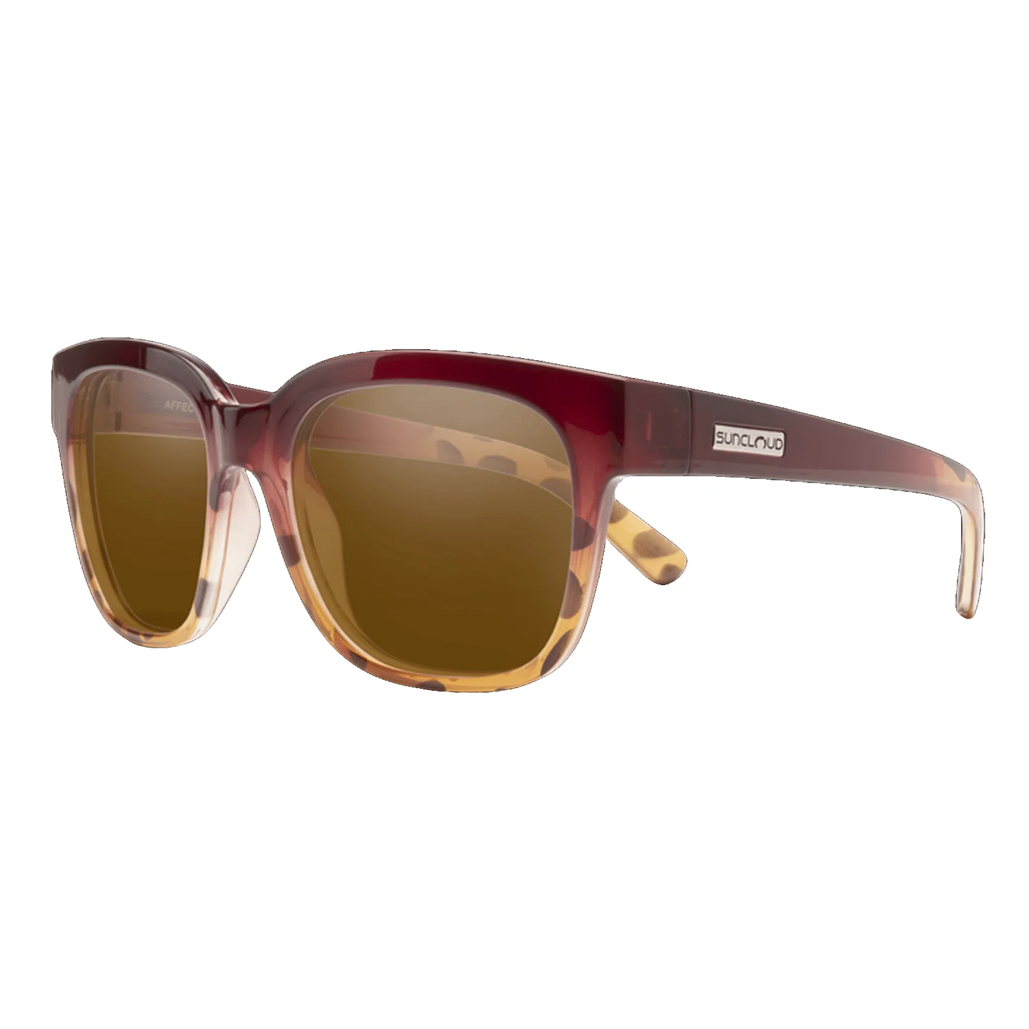 Suncloud Affect Sunglasses Raspberry Tortoise Fade/Polar Brown