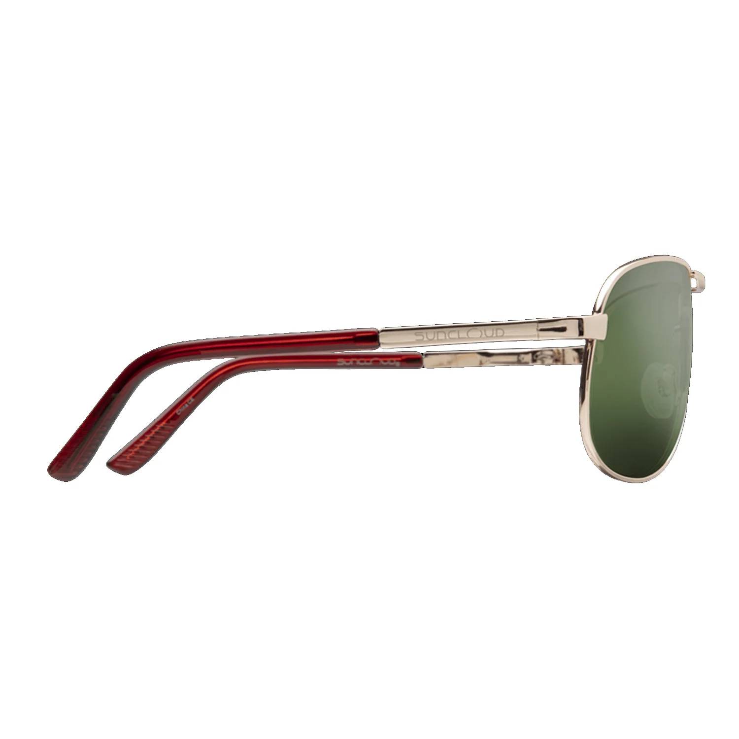 Suncloud Aviator Sunglasses Gold/Polar Gray Green - Image 3
