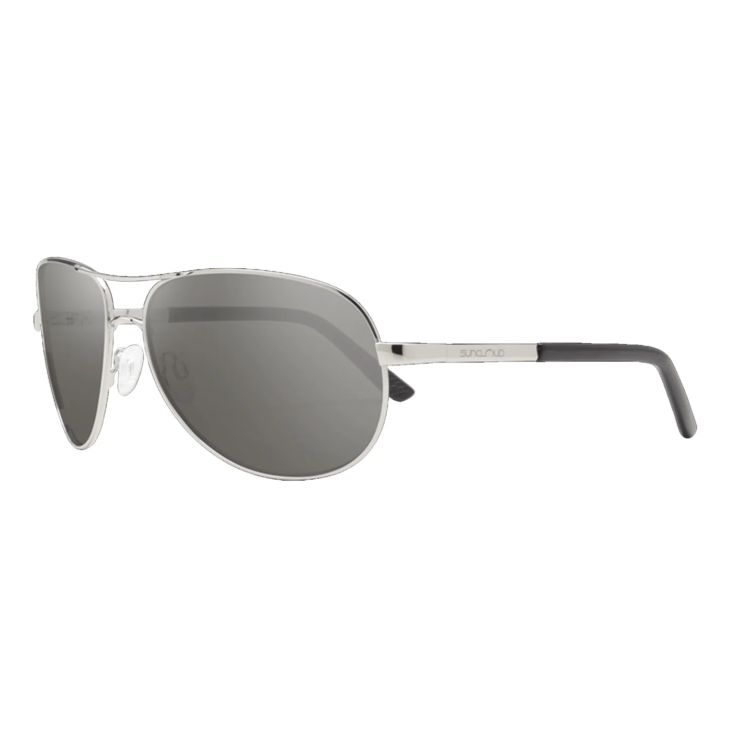 Suncloud Aviator Sunglasses Silver/Polar Gray