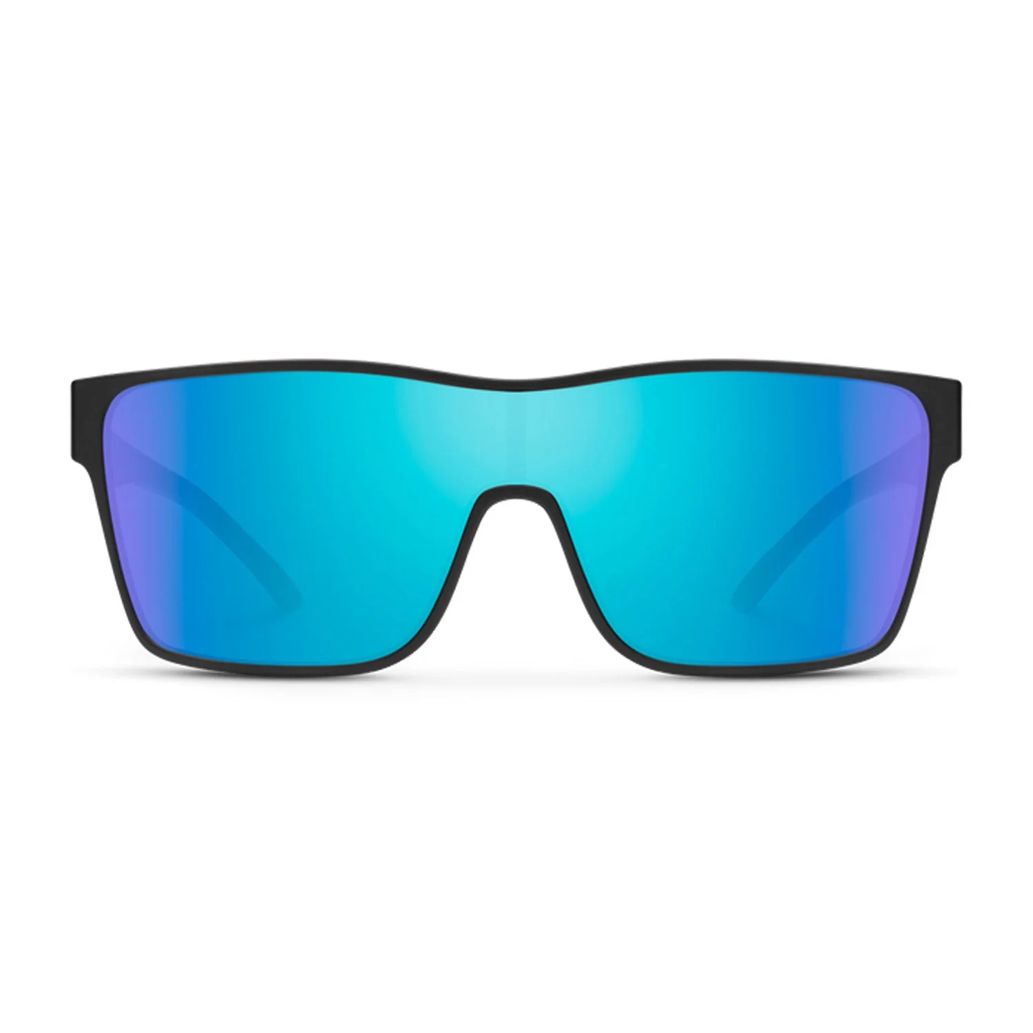 Suncloud Biff Sunglasses Matte Black/Polarized Blue Mirror - Image 2
