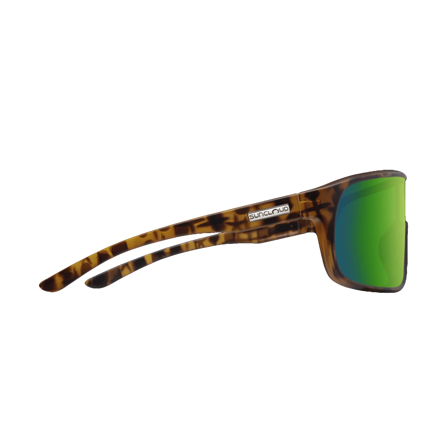 Suncloud Double Up Sunglasses Matte Tortoise/Polar Green Mirror - Image 3