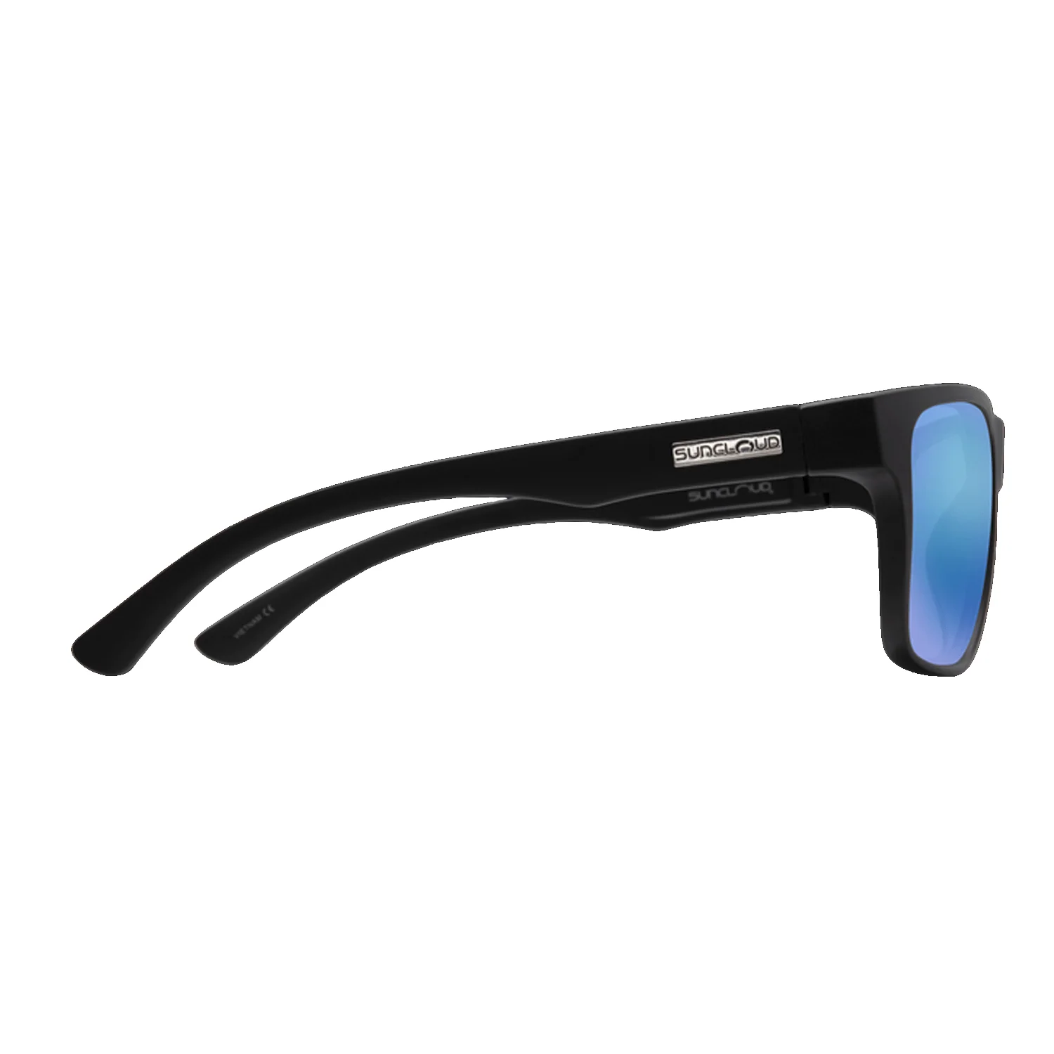 Suncloud Rambler Sunglasses Matte Black/Polar Blue Mirror - Image 3