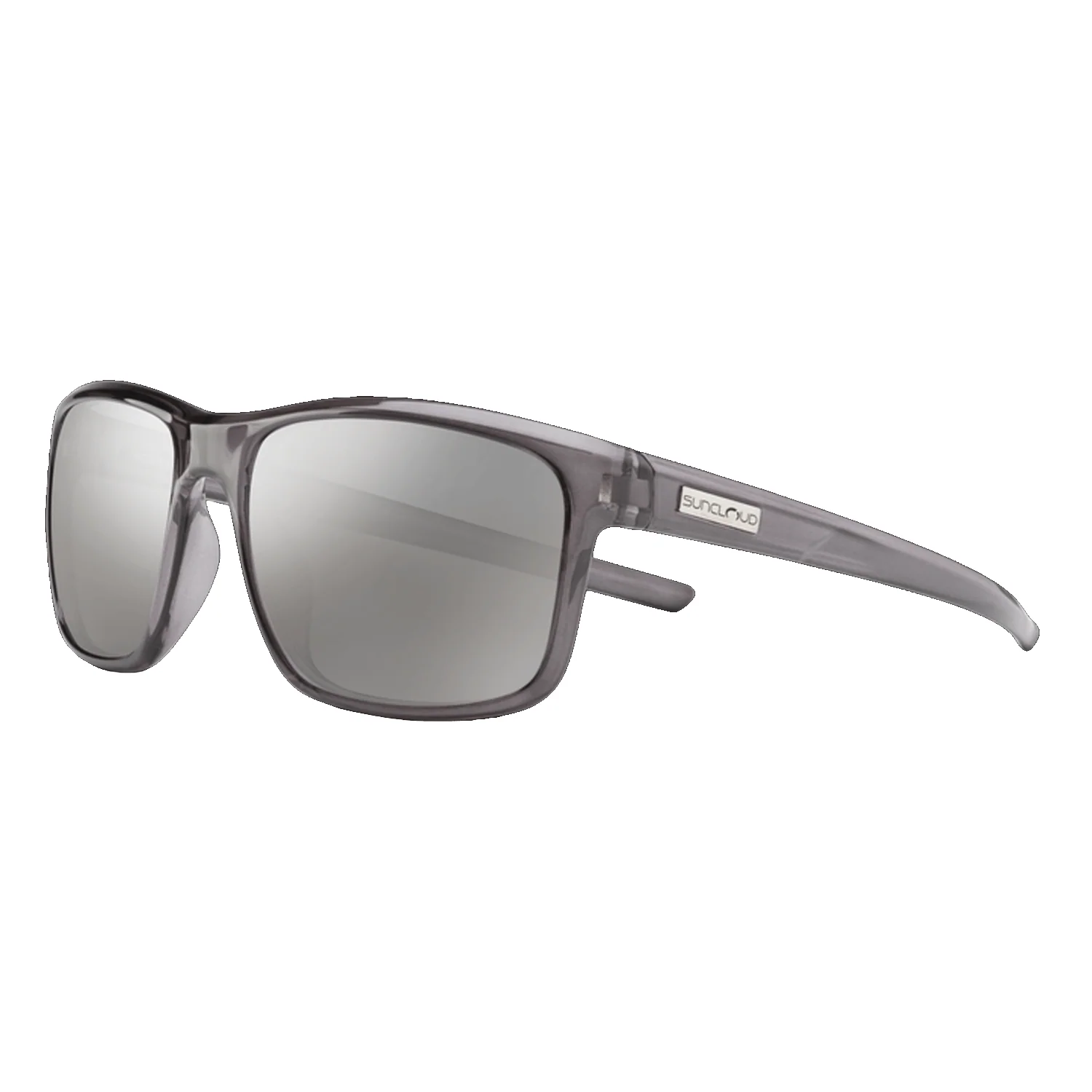 Suncloud Respek Sunglasses Transparent Gray/Polar Silver Mirror
