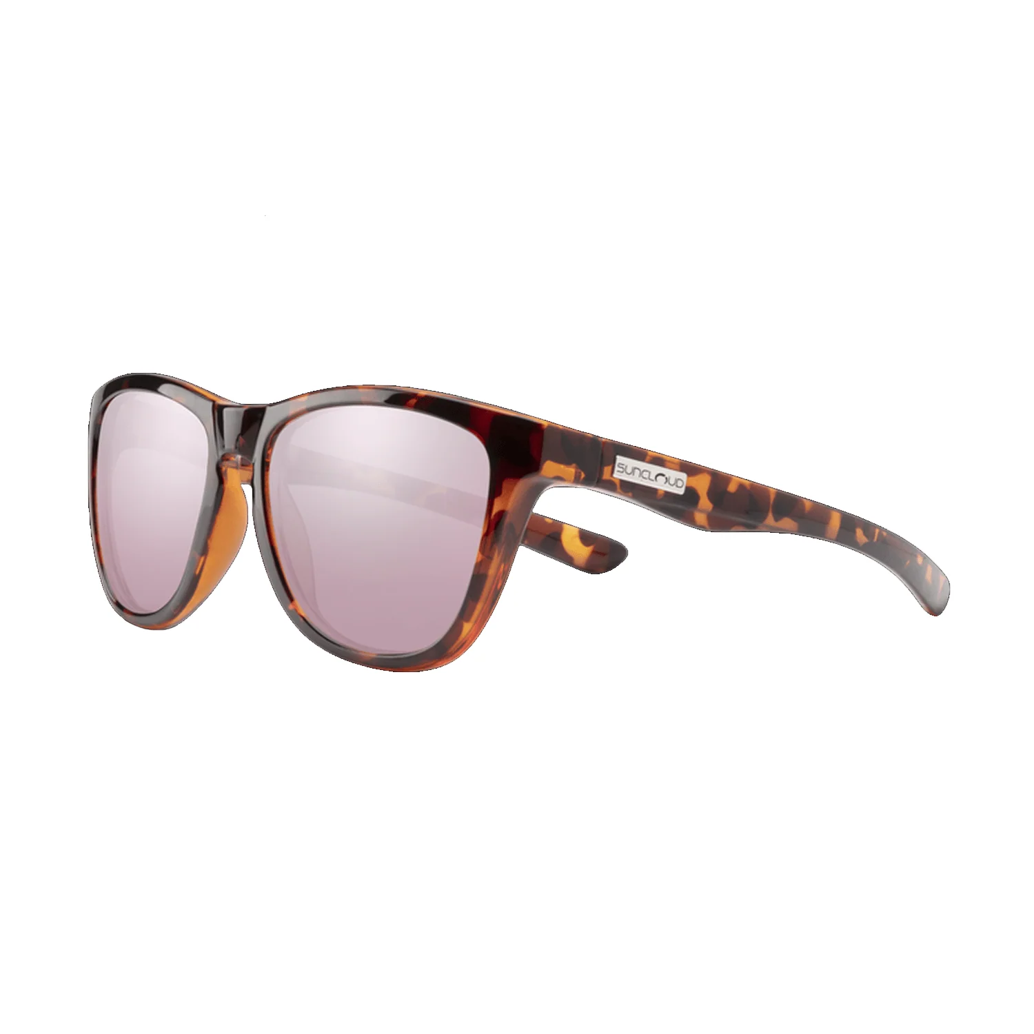 Suncloud Topsail Sunglasses Tortoise/Polar Pink Gold Mirror
