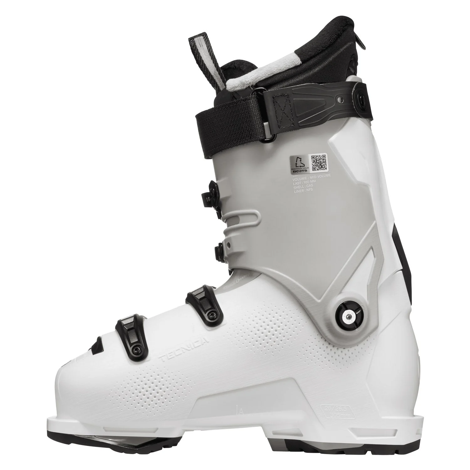 Tecnica Women's Mach BOA MV 95 Ski Boot 2026 Cold White - Image 3