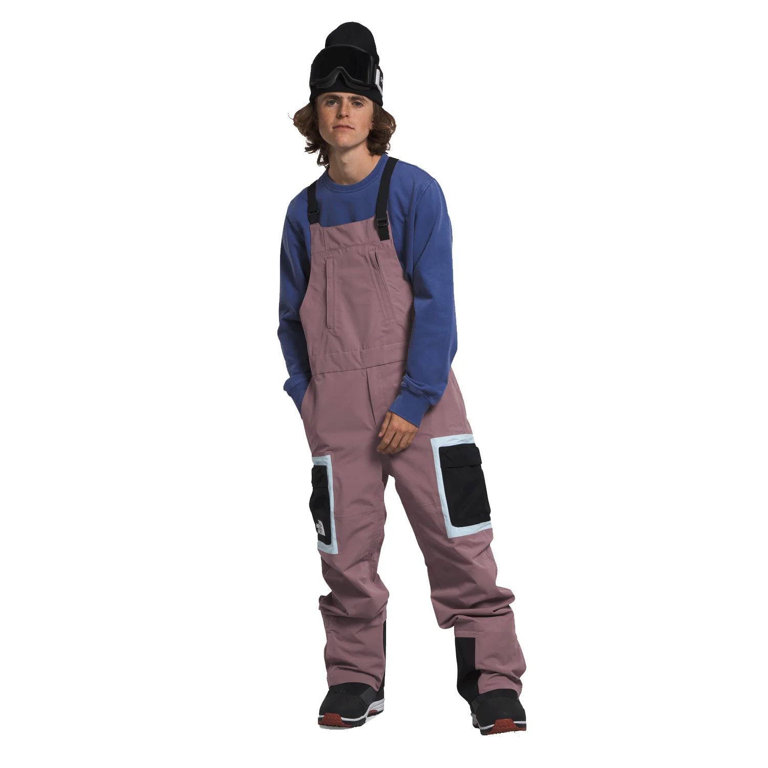 The North Face Men's Dragline Bib 2024 Fawn Grey